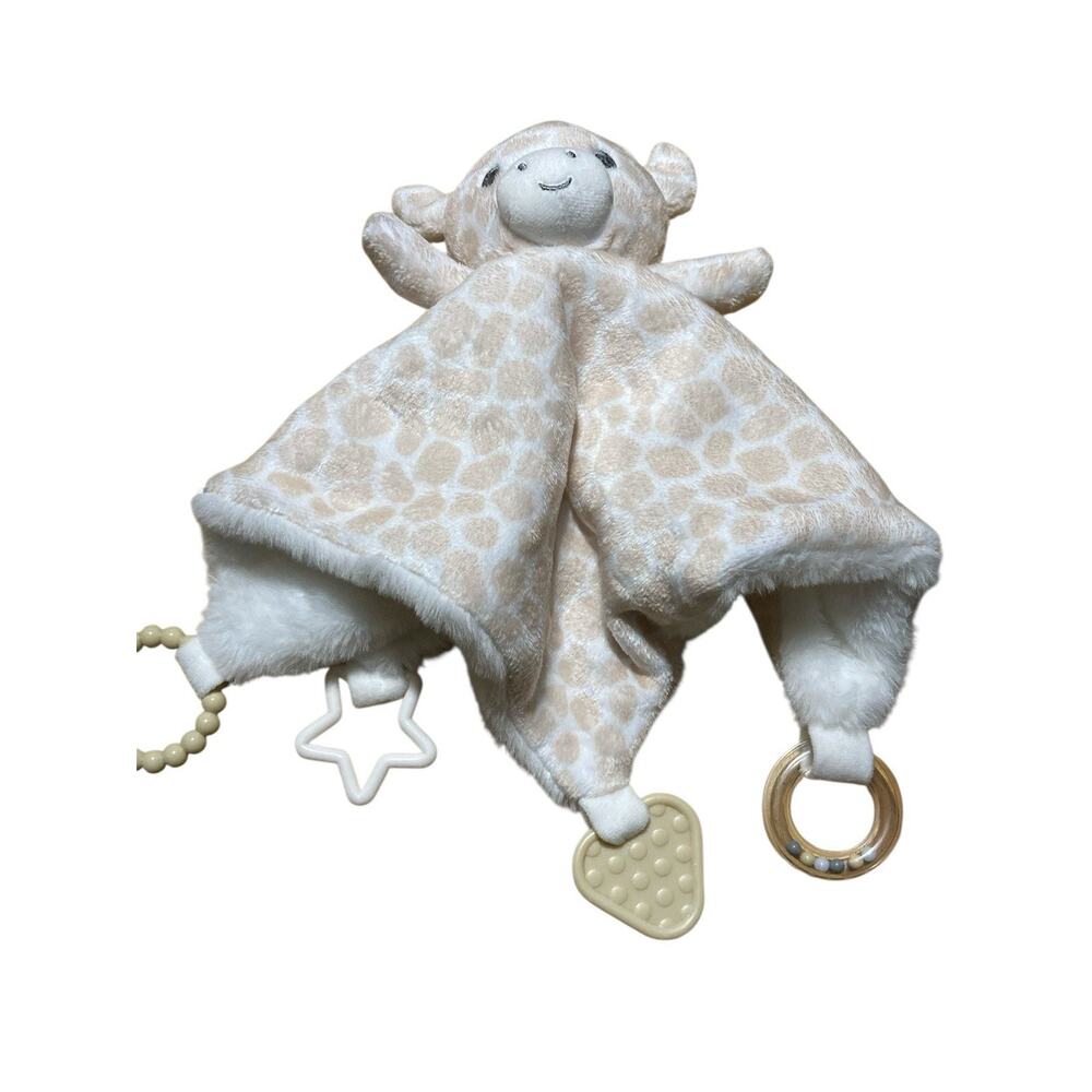 DreamGro Giraffe Lovey Toy Security Blanket Teether Infant Unisex Baby Shower‎